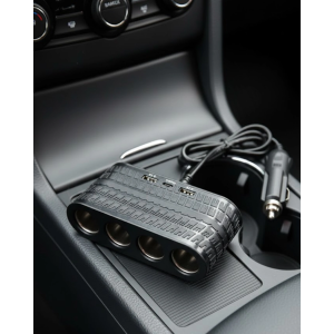 Araç İçi Güç Dağıtıcı 4 Çakmaklık 2 Usb 1 Type C Şarj Ünitesi