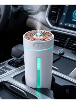 Araç İçi Hava Nemlendirici 5 Esans Hediyeli Led Işıklı Usb Buhar Makinesi
