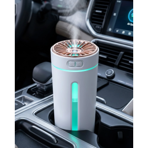 Araç İçi Hava Nemlendirici 5 Esans Hediyeli Led Işıklı Usb Buhar Makinesi
