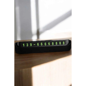 Araç İçi Numaratör Numaralık Torpido Üstü Açılır Kapanır Telefon Numarası Bırakma