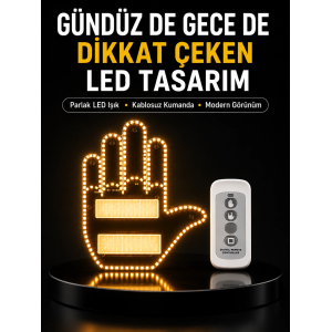 Araç İçin Eğlenceli Led El İşareti Işığı