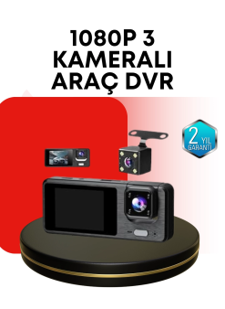 Araç Kamerası 3’lü Sistem | Full Hd, Sesli Kayıt Ve Park Gözetimi