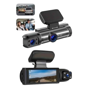 Araç Kamerası Black Box Çift Kameralı Ekranlı Full Hd Sürüş Kamerası