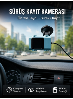 Araç Ön Cam Kamerası Sürüş Güvenliği İçin Video Kayıt Yeni Nesil
