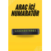 Araç Park Numaratörü Tüm Araçlara Uyumlu Araba Numaralık