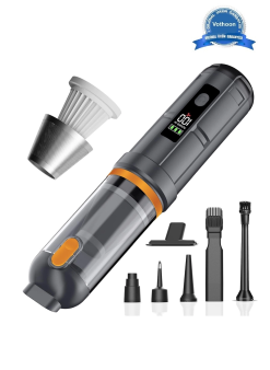 Araç Süpürgesi Şarjlı 120w 20.000pa Göstergeli Yeni Nesil Metal Filtre Extra Vakum Ve Üfleme