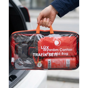 Araç Trafik Seti Muayene Uyumlu Yangın Söndürücü Ve İlk Yardım Kiti