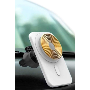 Araç Uyumlu Kablosuz 15w Taşınabilir Şarj Aleti Çift Kablo