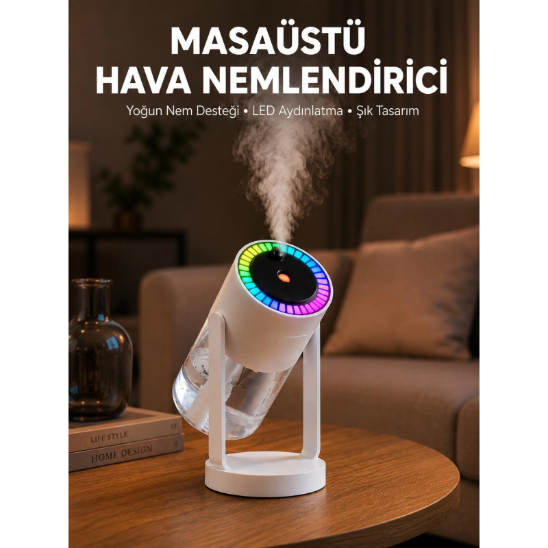 Araç Ve Ev İçin Hava Nemlendirici Projektörlü Sessiz Buhar Yeni Nesil Araç Ve Ev İçin Hava Nemlendirici Projektörlü Sessiz Buhar Yeni Nesil