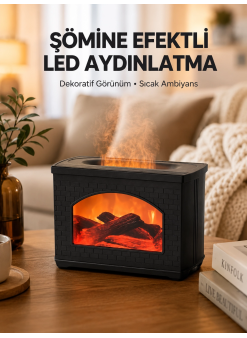 Aromaterapi Destekli Ultrasonik Nemlendirici Usb Bağlantılı Sessiz Model
