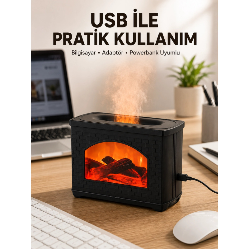 Aromaterapi Difüzör Ultrasonik Sessiz Nemlendirici Usb Destekli Aromaterapi Difüzör Ultrasonik Sessiz Nemlendirici Usb Destekli