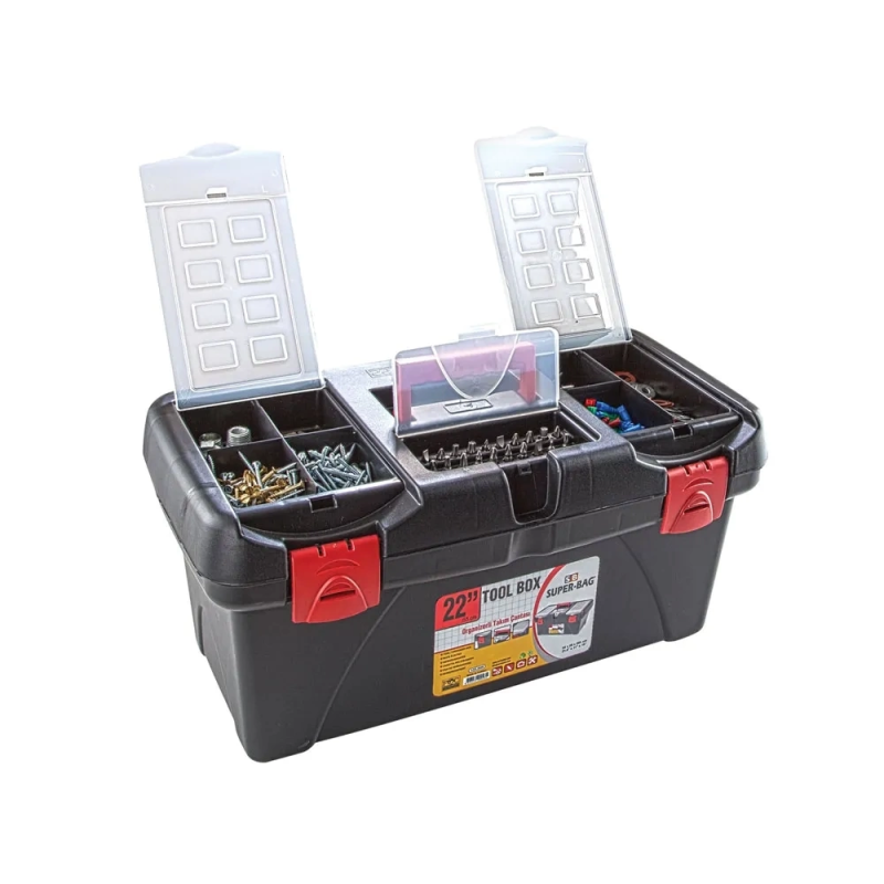Asr-2048 22 İnç Takım Çantası - Plastik Kilitli Asr-2048 22 İnç Takım Çantası - Plastik Kilitli