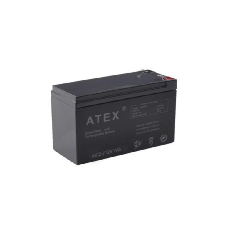 Atex 12 V 7 Ah Kuru Akü Atex 12 V 7 Ah Kuru Akü