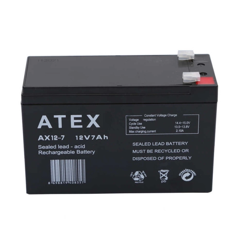 Atex Ax12-7 12v 7ah Akü Atex Ax12-7 12v 7ah Akü