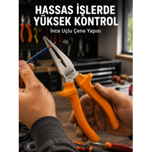 Atölye Ve Günlük Kullanıma Uygun Profesyonel Çelik Pense