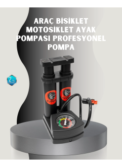 Ayak Basmalı Hava Pompası Şişme Ürünler Ve Lastikler İçin