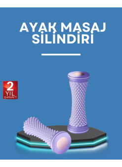 Ayak Masaj Rulosu Akupresur Silindir Kas Gevşetici Taşınabilir