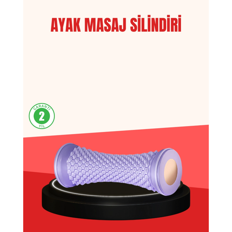 Ayak Masaj Silindiri Derin Doku Masajı Kirpi Topu Akupunktur Etkili Ayak Masaj Silindiri Derin Doku Masajı Kirpi Topu Akupunktur Etkili