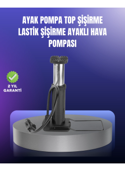 Ayak Pompası Otomobil Motosiklet Bisiklet Lastik Şişirme