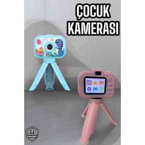 Ayaklı Mini Fotoğraf Makinesi Çocuk Için Eğitici Video Kamera