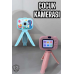 Ayaklı Mini Fotoğraf Makinesi Çocuk Için Eğitici Video Kamera