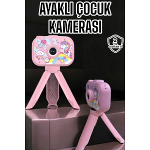 Ayaklı Mini Fotoğraf Makinesi Çocuk Için Eğitici Video Kamera