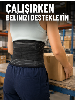 Ayarlanabilir Bel Korsesi Elastik Destek Bantlı Çalışma Ve Günlük Kullanım