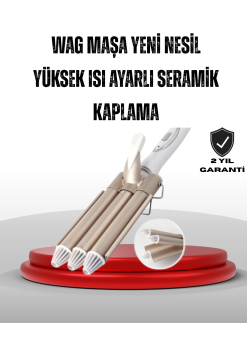 Ayarlanabilir Isı Ayarıyla Profesyonel Bukle Maşası – Hızlı Ve Nazik Şekillendirme