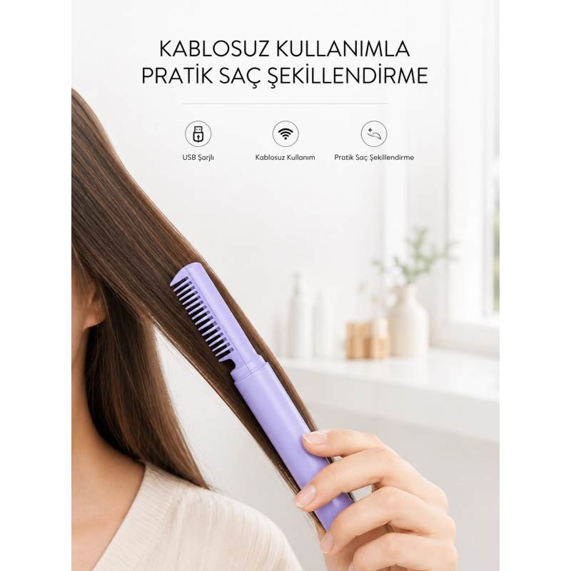 Ayarlanabilir Isı Kontrollü Saç Şekillendirici – İnce Ve Kalın Tellere Uyumlu Ayarlanabilir Isı Kontrollü Saç Şekillendirici – İnce Ve Kalın Tellere Uyumlu