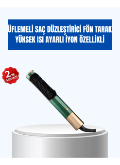 Ayarlanabilir Isı Kontrollü Saç Şekillendirme Seti – Tüm Saç Tipleri İçin Uygun
