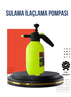 Ayarlı Nozullu 2l Basınçlı El Püskürtücü Jant Cam Temizlik Cila İçin