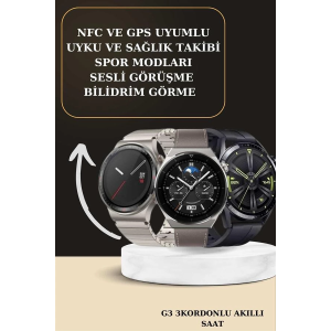 Aynalı Bluetooth Kulaklık Yeni Nesil Akıllı Saat Titreşimli Nabız Ölçer Spor Modları