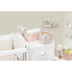Baby 3'lü Kullanışlı Çekmece Düzenleyici Çok Amaçlı Organizer Kutu (pembe)
