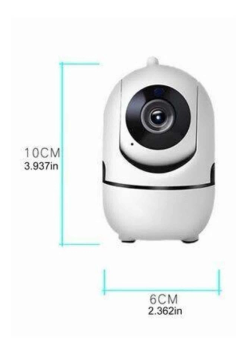 Baby Kamera Kablosuz 720p Beyaz 360 Derece Wifi Kamera Full Hd 1080p