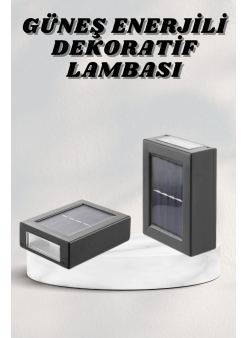 Bahçe Aydınlatması Solar Güneş Enerjili Dekoratik Led Işıklı Lamba