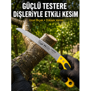 Bahçe Bıçkısı Keskin Çelik Diş Yapısıyla Pratik Kesim