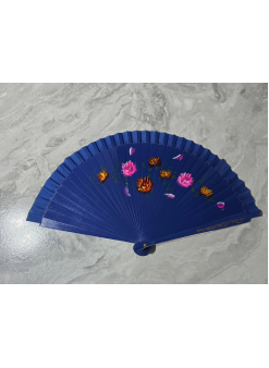 Bambu Çift Taraflı Yelpaze Karışık Renkler 12'li Paket