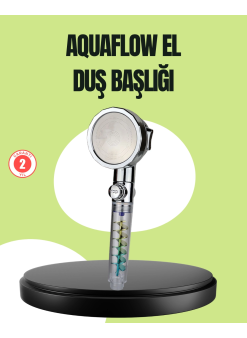 Basınçlı El Duşu Başlığı – Döner Pervaneli, Göz Kamaştıran Yağmur Etkisi