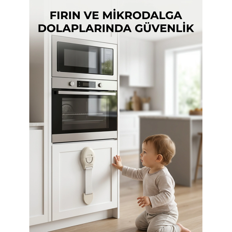 Bebek Güvenlik Dolap Kilidi Çok Amaçlı Çocuk Emniyet Kilit Sistemi Bebek Güvenlik Dolap Kilidi Çok Amaçlı Çocuk Emniyet Kilit Sistemi