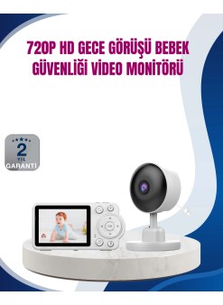 Bebek Monitörü Cry Detection Ve Hd Gece Görüş Destekli