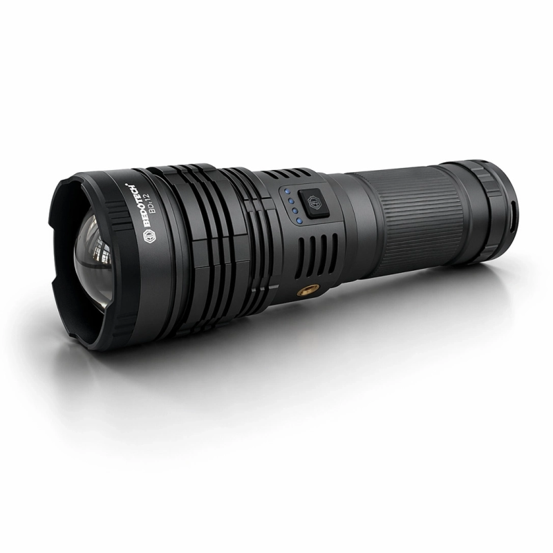Bedotech Bd-12 60w Tg Led Alüminyum Alaşımlı Zoomlu Type-c Şarjlı El Feneri