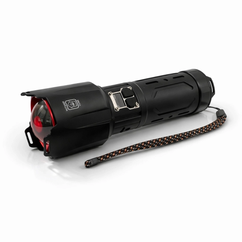 Bedotech Bd-2406 30w Tg Led Alüminyum Alaşımlı Zoomlu Type-c Dijital Göstergeli Şarjlı El Feneri