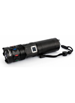 Bedotech Bd-5 30w Tg Led Alüminyum Alaşımlı Zoomlu Type-c Dijital Göstergeli Şarjlı El Feneri