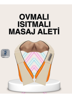 Bel Omuz Boyun Masaj Aleti Ovmalı Isıtmalı Kas Yorgunluğu Giderici