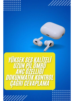 Beyaz Android Ve İos Uyumlu Yüksek Performanslı Uzun Pil Ömrü