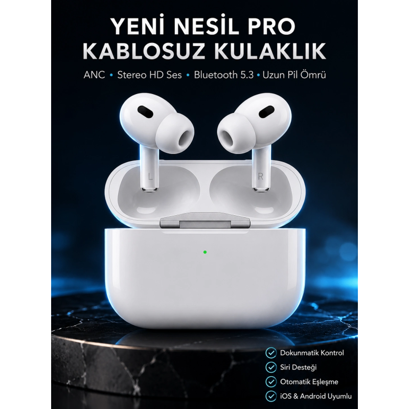 Beyaz Android Ve İos Uyumlu Yüksek Performanslı Uzun Pil Ömrü Beyaz Android Ve İos Uyumlu Yüksek Performanslı Uzun Pil Ömrü