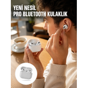 Beyaz Android Ve İos Uyumlu Yüksek Performanslı Uzun Pil Ömrü Yeni Nesil