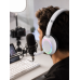 Beyaz Bluetooth 5.0 Mikrofonlu Kablosuz Kulak Üstü Kulaklık Rgb Işıklı Type-c Şarjlı
