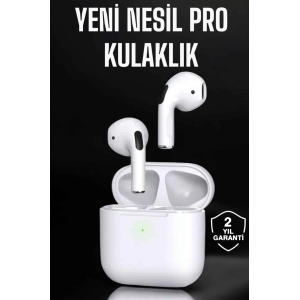 Beyaz Yeni Nesil Pro Bluetooth Kulaklık Yüksek Ses Kaliteli Anc Özelliği
