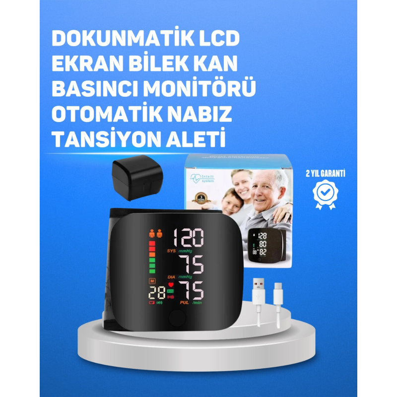 Bilek Tipi Dijital Tansiyon Ölçüm Cihazı Bilek Tipi Dijital Tansiyon Ölçüm Cihazı